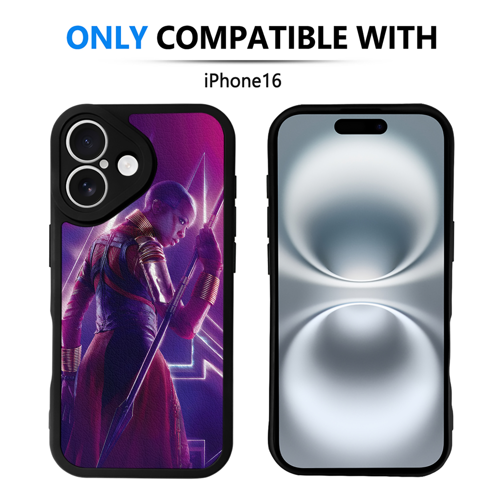 （画像用） アベンジャーズ The Avengers 【iPhone 16シリーズ対応】シリコンスマホケース（レザー調） 材質：シリコン